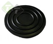 Rubberen opname pad 90 mm, Steunrubber, Beschermrubber, Mammuth Rubberen opname pad 90 mm, Steunrubber, Beschermrubber, Mammuth