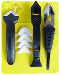 Kit gereedschap 8 delig, Kitvoeg set, Schraper set, Benson Kit gereedschap 8 delig, Kitvoeg set, Schraper set, Benson