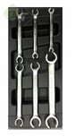 Remleiding sleutel, remsleutel 6 delig, maten 6 t/m 24 mm, Benson Remleiding sleutel, remsleutel 6 delig, maten 6 t/m 24 mm, Benson