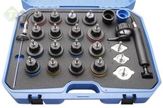 Radiatortester, Druktester, Vacuumtester, Koeltester, Kacheltester 24 delig Radiatortester, Druktester, Vacuumtester, Koeltester, Kacheltester 24 delig