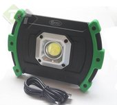 LED Straler Oplaadbaar, Bouwlamp, Werklamp, 10 Watt, Hofftech LED Straler Oplaadbaar, Bouwlamp, Werklamp, 10 Watt, Hofftech