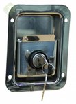 Kofferslot, 119mm x 92mm, inc. 2 sleutels, RVS, Zonder rubber Kofferslot, 119mm x 92mm, inc. 2 sleutels, RVS, Zonder rubber