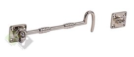 Kajuithaak 150mm met tegenstuk, Haak, Windhaak, Deurhaak Kajuithaak 150mm met tegenstuk, Haak, Windhaak, Deurhaak