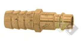 EURO insteeknippel met slangpilaar, 13 mm, Insteektule EURO insteeknippel met slangpilaar, 13 mm, Insteektule