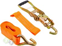 Sjorband 2 punts, voor autotransport met lus, 4 Ton x 3 Meter Sjorband 2 punts, voor autotransport met lus, 4 Ton x 3 Meter