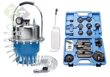Remontluchter op pers lucht, Rem ontluchting set, ontluchtingsset met adapters Remontluchter op pers lucht, Rem ontluchting set, ontluchtingsset met adapters