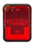 Zijmarkeringslamp rood, Contour lamp, 12/24 Volt, Horpol Zijmarkeringslamp rood, Contour lamp, 12/24 Volt, Horpol