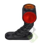 Breedtelamp met connector, Contourverlichting, Haaks middel RECHTS, Horpol Breedtelamp met connector, Contourverlichting, Haaks middel RECHTS, Horpol