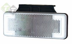 Zijmarkeringslamp, Contourlamp wit, Incl. houder, Horpol Zijmarkeringslamp, Contourlamp wit, Incl. houder, Horpol