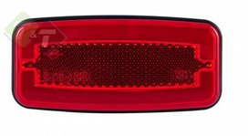 Zijmarkeringslamp, Contourlamp Rood, Zijlamp LED, 12 tot 24 Volt Zijmarkeringslamp, Contourlamp Rood, Zijlamp LED, 12 tot 24 Volt