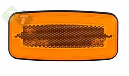 Zijmarkeringslamp, Contourlamp Oranje, Zijlamp LED, 12 tot 24 Volt Zijmarkeringslamp, Contourlamp Oranje, Zijlamp LED, 12 tot 24 Volt