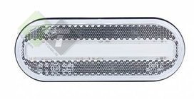 Zijmarkeringslamp Wit, Contour lamp LED, 12/24 Volt, Horpol Zijmarkeringslamp Wit, Contour lamp LED, 12/24 Volt, Horpol