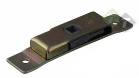Bakslot tweezijdig geel verzinkt, 125mm x 25mm, Bandenbakslot Bakslot tweezijdig geel verzinkt, 125mm x 25mm, Bandenbakslot
