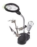 Loupe - loep met derde handje en ledlamp - Vergrootglas - Benson Loupe - loep met derde handje en ledlamp - Vergrootglas - Benson