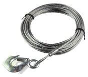 Lierkabel 10 mtr x 4 mm - Staalkabel - Max capaciteit 600 kg Lierkabel 10 mtr x 4 mm - Staalkabel - Max capaciteit 600 kg