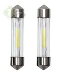 Interieur verlichting - Wit - 6 LED - Buislamp 12 volt - 2 Stuks Interieur verlichting - Wit - 6 LED - Buislamp 12 volt - 2 Stuks