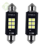 Interieur verlichting - Wit - 6 LED - Buislamp 12 volt - 2 Stuks Interieur verlichting - Wit - 6 LED - Buislamp 12 volt - 2 Stuks