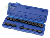 Koppeling centreerset - Centreerpen met adaptors - 17 delig - ASTA Koppeling centreerset - Centreerpen met adaptors - 17 delig - ASTA