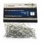 Popnagel set - 100 delig - Popnagels 3.2x6.4mm - Aluminium - ASTA Popnagel set - 100 delig - Popnagels 3.2x6.4mm - Aluminium - ASTA