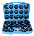 Filterkappen set - Oliefilterdoppen set - 30 delig - Oliefiltersleutel set - SATRA Filterkappen set - Oliefilterdoppen set - 30 delig - Oliefiltersleutel set - SATRA