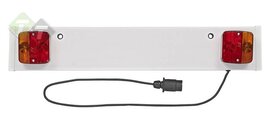 Verlichtingsbalk gloeilampen - 7 polig - 1 meter kabel Verlichtingsbalk gloeilampen - 7 polig - 1 meter kabel