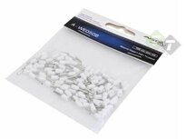 Adereindhuls set - 100 delig - Kabelschoen pen - Wit - 0.5mm - ASTA Adereindhuls set - 100 delig - Kabelschoen pen - Wit - 0.5mm - ASTA