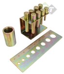 Hydraulische pers adapter set - 8 delig - Kolompers adapters - Perspennen - SATRA Hydraulische pers adapter set - 8 delig - Kolompers adapters - Perspennen - SATRA
