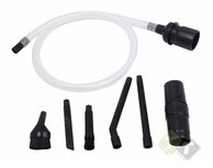 Mini opzetstukken voor stofzuiger - 9 delig - Zuigkop set - SATRA Mini opzetstukken voor stofzuiger - 9 delig - Zuigkop set - SATRA