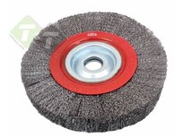 Staalborstelschijf - 250 mm - Schijfborstel - Gegolfd staaldraad - SATRA Staalborstelschijf - 250 mm - Schijfborstel - Gegolfd staaldraad - SATRA
