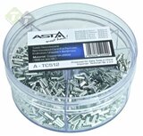 Adereindhuls set - 1900 delig - Kabelschoen pen - Niet geïsoleerd - 0.5 - 2.5mm² - ASTA Adereindhuls set - 1900 delig - Kabelschoen pen - Niet geïsoleerd - 0.5 - 2.5mm² - ASTA