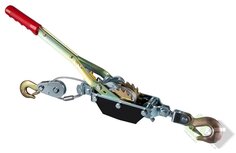 Handtakel met kabel 2 ton met 2 haken - Handlier - Spanningtrekker - Power Puller Handtakel met kabel 2 ton met 2 haken - Handlier - Spanningtrekker - Power Puller