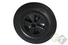 Wiel met kunststof velg voor neuswiel, 20mm asdiameter, 200mm diameter, 55mm asgat breedte Wiel met kunststof velg voor neuswiel, 20mm asdiameter, 200mm diameter, 55mm asgat breedte