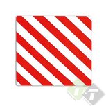 Lange-lading bord, Markeringsbord voor op en aan aanhangers, 1mm dik, 50cm x 50cm Lange-lading bord, Markeringsbord voor op en aan aanhangers, 1mm dik, 50cm x 50cm