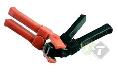 Accu laadklemmen set, 500 Ampere, 2 stuks rood en zwart, haaks model Accu laadklemmen set, 500 Ampere, 2 stuks rood en zwart, haaks model