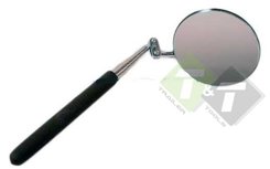 Inspectiespiegel groot, 85mm, uitschuifbaar tot c.a 80cm, 360 graden draaibar Inspectiespiegel groot, 85mm, uitschuifbaar tot c.a 80cm, 360 graden draaibar