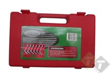 Bougiesleutel set, 3/8'', verlengd, 6 delig, 8, 9, 10, 12, 14, 16mm Bougiesleutel set, 3/8'', verlengd, 6 delig, 8, 9, 10, 12, 14, 16mm