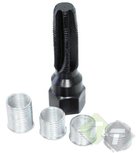 Draadreparatieset, 5 delig, 4 schroefdraadhulzen M14 x 1.25 : 10, 11, 13 en 19mm lang Draadreparatieset, 5 delig, 4 schroefdraadhulzen M14 x 1.25 : 10, 11, 13 en 19mm lang