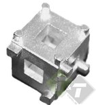 Remterugdraai blok, remcilinder terugdraaisleutel 3/8 Remterugdraai blok, remcilinder terugdraaisleutel 3/8