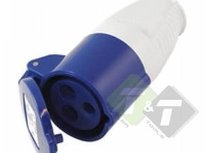 Contrastekker cee , 3-pen, 230 Volt, 16 Ampere, CE keuring Contrastekker cee , 3-pen, 230 Volt, 16 Ampere, CE keuring