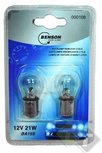 Autolamp - 12 Volt - remlamp - achterlicht 21/5 Watt - BAY15D 2 stuks - Benson Autolamp - 12 Volt - remlamp - achterlicht 21/5 Watt - BAY15D 2 stuks - Benson