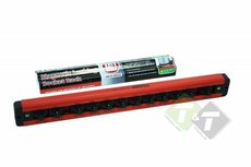 Doppenrail, Magnetische dophouder, 1/4 duims, 29cm lang, capaciteit van 12 doppen Doppenrail, Magnetische dophouder, 1/4 duims, 29cm lang, capaciteit van 12 doppen
