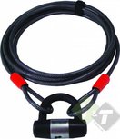Staalkabel Cable Lock 500, 5 meter, 480mm x 325mm x 85mm, Double Lock Staalkabel Cable Lock 500, 5 meter, 480mm x 325mm x 85mm, Double Lock