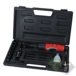luchtratel, Pneumatische ratel set, 17 delig, haakse luchtsleutel luchtratel, Pneumatische ratel set, 17 delig, haakse luchtsleutel