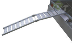 Oprijplaten, opklapbaar set, 2250mm x 230mm x 50mm (L x B x H), max. belasting 340KG Oprijplaten, opklapbaar set, 2250mm x 230mm x 50mm (L x B x H), max. belasting 340KG
