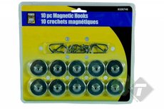 Magnetische haken 10-delig, draag capaciteit van 3.5kg, diameter van 35mm Magnetische haken 10-delig, draag capaciteit van 3.5kg, diameter van 35mm