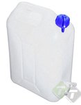 Water jerrycan, 10 liter inhoud, 260mm x 140mm x 380mm (L x B x H) Water jerrycan, 10 liter inhoud, 260mm x 140mm x 380mm (L x B x H)