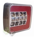 Led achterlicht Links, Ledlamp 16 LEDs, Achterlichten, DAFA Led achterlicht Links, Ledlamp 16 LEDs, Achterlichten, DAFA