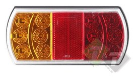 Led achterlicht rechthoek, Ledlamp 15 LEDS, Links, DAFA Led achterlicht rechthoek, Ledlamp 15 LEDS, Links, DAFA