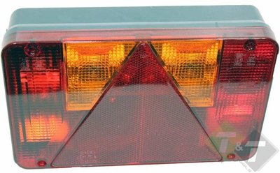 Achterlicht RADEX 5800 Links, mistlamp, gevarendriehoek, E3 gekeurd ... Achterlicht RADEX 5800 Links, mistlamp, gevarendriehoek, E3 gekeurd ...